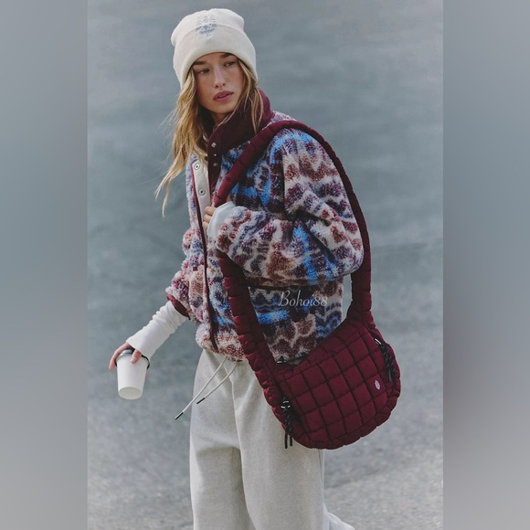 NEW Free People Quilted Baby Carryall Sling Bag - Picture 13 of 13